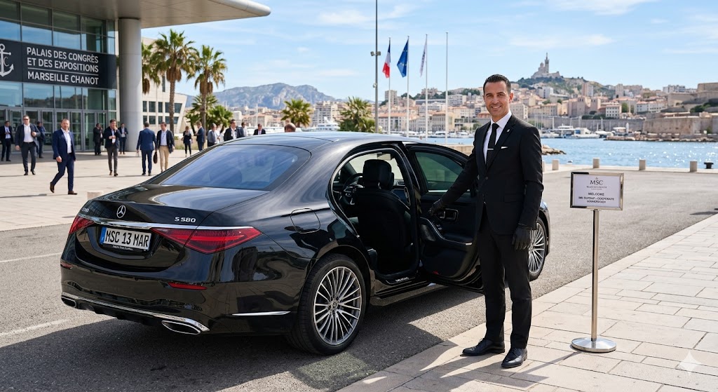 Chauffeur privé d'entreprise pour un séminaire à Marseille