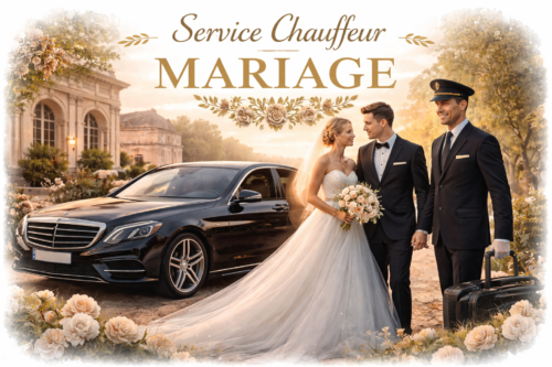 Chauffeur privé mariage Marseille avec voiture mariage haut de gamme Majestic South Chauffeurs