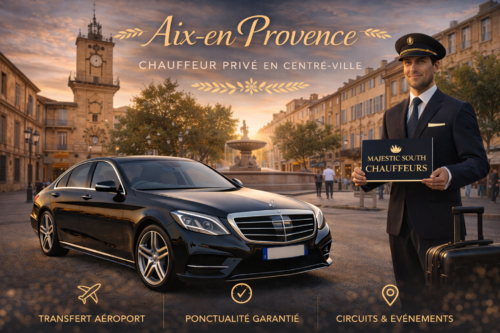 Chauffeur privé à Aix-en-Provence avec véhicule premium