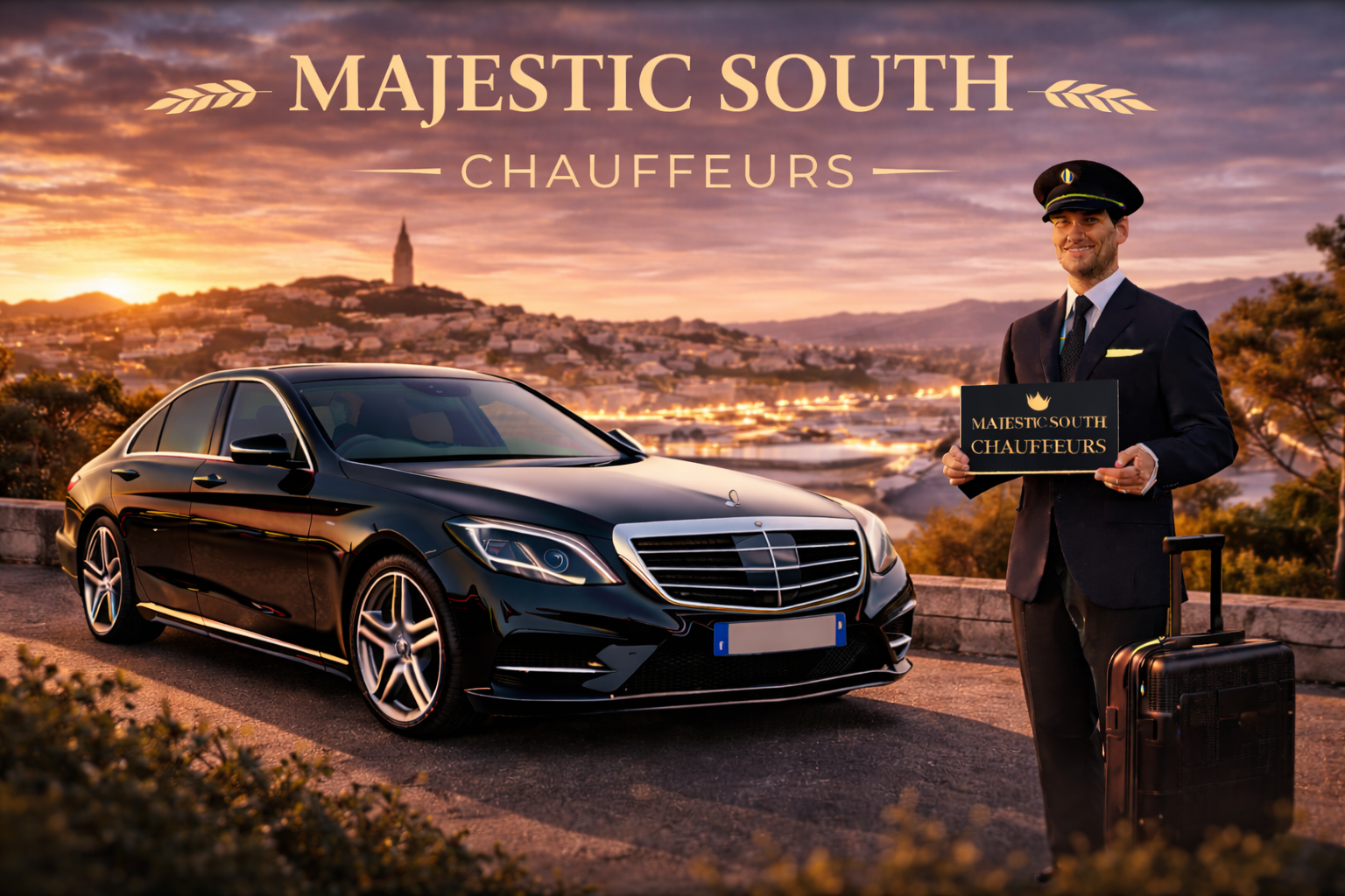 Chauffeur privé à Marseille avec véhicule haut de gamme pour transferts premium